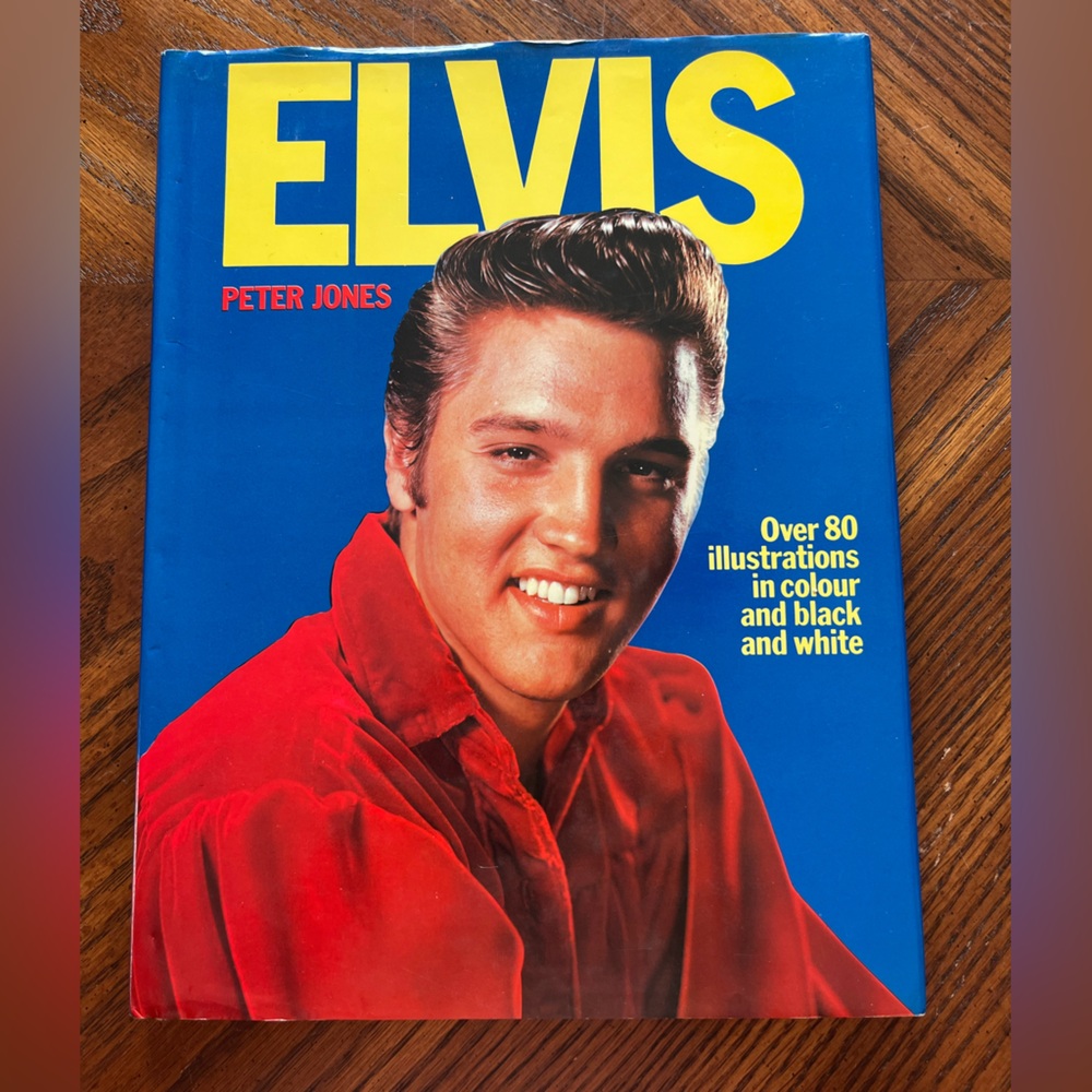 Elvis Presley book | 1976 vintage | large hardcover Elvis book